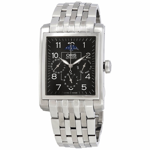 Oris 01 582 7658 4034-07 8 23 82 Rectangular Complication Mens Automatic Watch