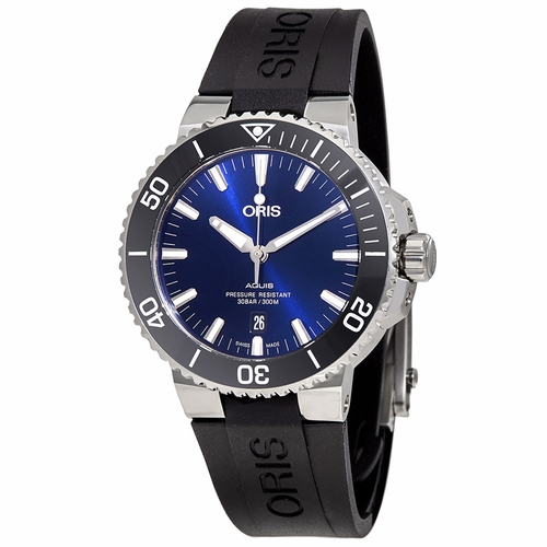 Oris 01 733 7730 4135-07 4 24 64EB Aquis Mens Automatic Watch