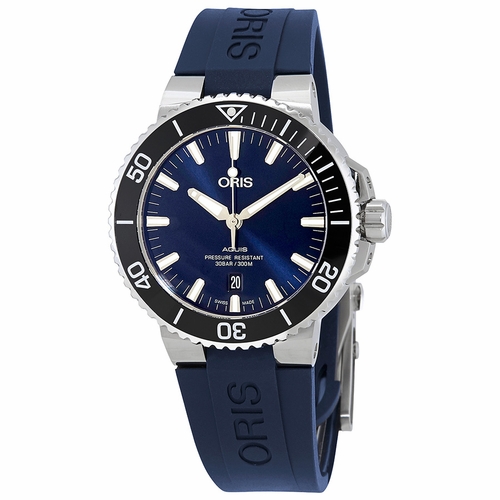 Oris 01 733 7730 4135-07 4 24 65EB Aquis Mens Automatic Watch