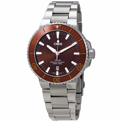 Oris 01 733 7730 4152-07 8 24 05PEB Aquis Date Mens Automatic Watch