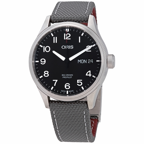 Oris 752 7698 4194-SET TS Big Crown ProPilot Day Date Mens Automatic Watch