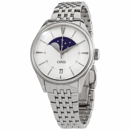Oris 01 763 7723 4051-07 8 18 79 Artelier Grande Lune Ladies Automatic Watch