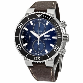 Oris 01 774 7743 4155-07 5 24 10EB Aquis Mens Chronograph Automatic Watch