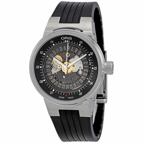 Oris 733-7560-4114RS Williams F1 Team Skeleton Engine Date Mens Automatic Watch