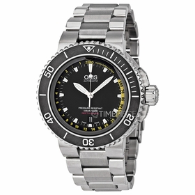 Oris 733-7675-4154MB Aquis Depth Gauge Mens Automatic Watch