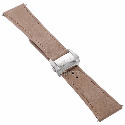 ORIS Artelier 40mm Beige Leather Strap with Deployant Clasp