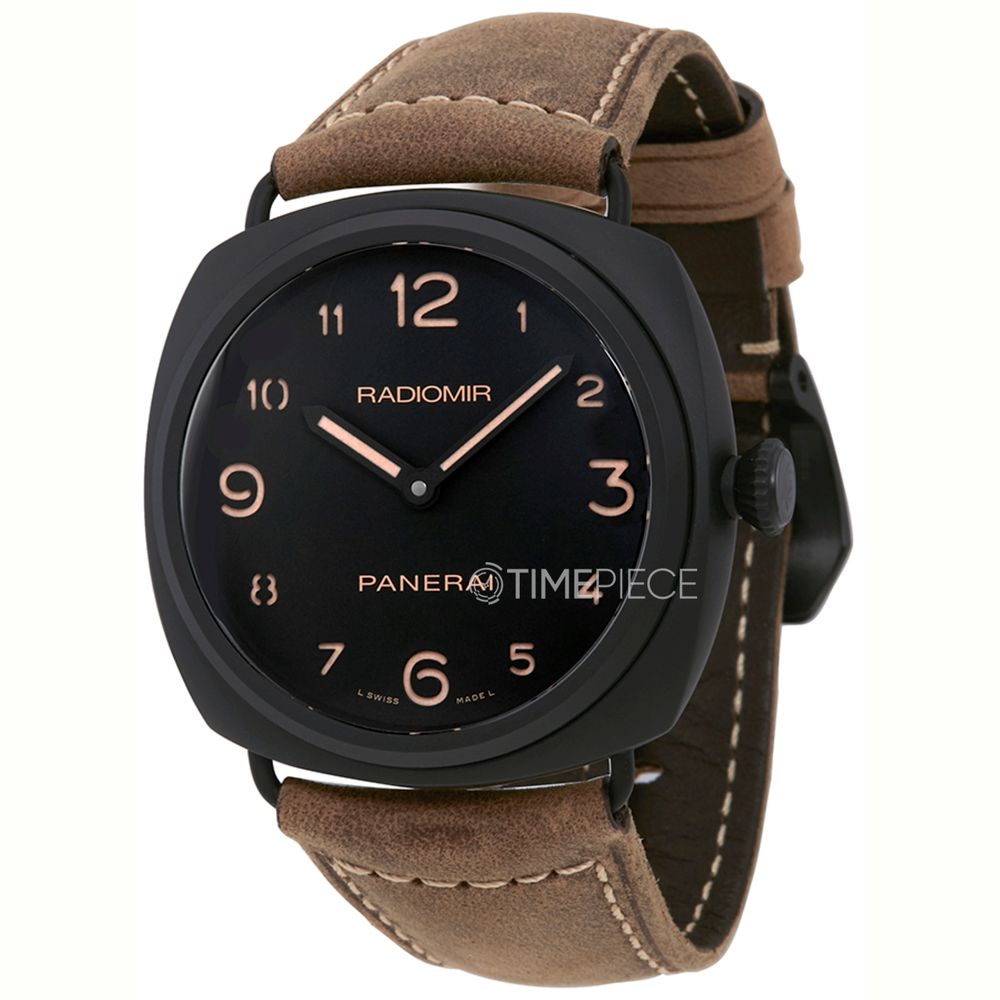 Panerai Radiomir Black Dial Mens Hand Wound Watch PAM00613
