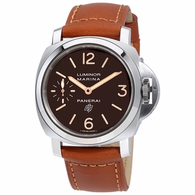 Panerai PAM00632 Luminor Marina Logo Acciaio Mens Hand Wind Watch