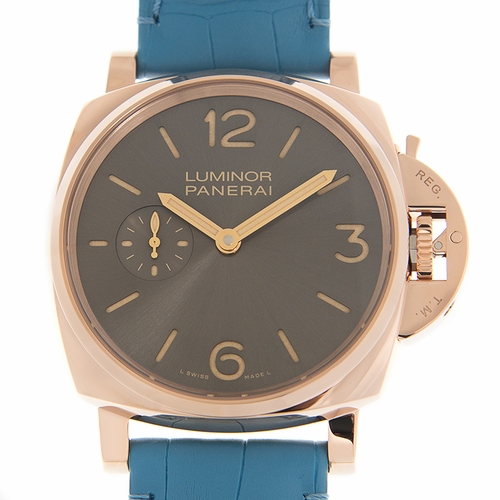 Panerai PAM00677 Luminor Due Mens Hand Wind Watch