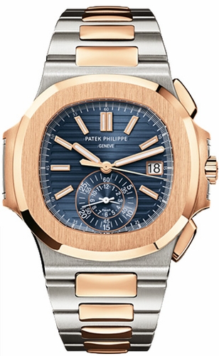 Patek Philippe 5980/1AR Nautilus Mens Chronograph Automatic Watch