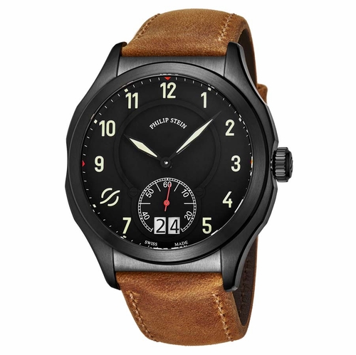 Philip Stein 17BSBKLCASTM Prestige Mens Quartz Watch