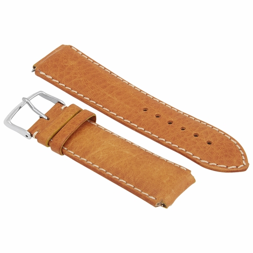 Philip Stein 22 mm Calfskin Leather Watch Band 3-CASTBR