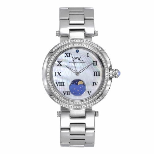 Porsamo Bleu 108ESSM South Sea Crystal Moon Ladies Quartz Watch