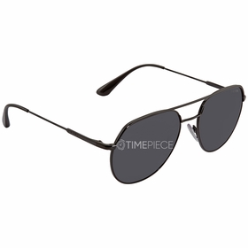 Prada PR 55US 1AB5S0 54 Metal Plaque Unisex  Sunglasses