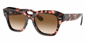 Ray Ban 0RB2186 133451 49 State Street Fleck Unisex  Sunglasses