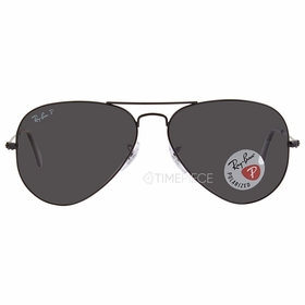 Ray Ban RB3025 002/48 58 Aviator Total Black Unisex  Sunglasses