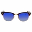 Ray Ban RB3016 990/7Q 51 Clubmaster Flash Lenses Unisex  Sunglasses