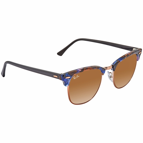 Ray Ban RB301612565151 Clubmaster Fleck Mens  Sunglasses