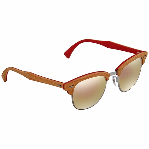 Ray Ban RB3016M 12197O 51 Clubmaster Wood Ladies  Sunglasses