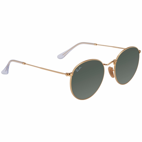 Ray Ban RB3447N 001 53 Round Flat Lenses Unisex  Sunglasses