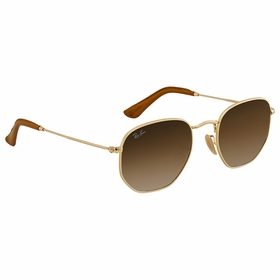 Ray Ban RB3548N 001/51 51 Hexagonal   Sunglasses