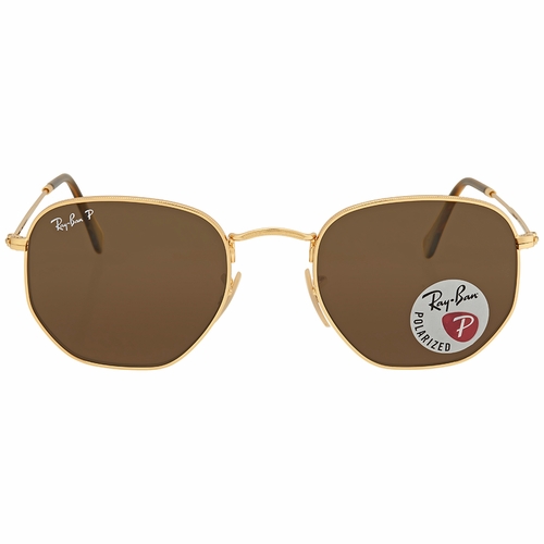 Ray Ban RB3548N 001/57 51 Hexagonal Flat Lenses Unisex  Sunglasses
