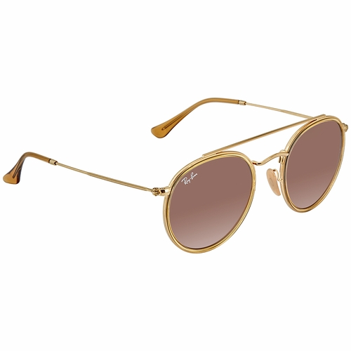 Ray Ban RB3647N91244351 Round Double Bridge Ladies  Sunglasses