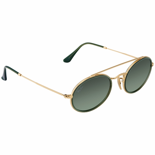 Ray Ban RB3847N 91224M52 Oval Double Bridge Unisex  Sunglasses