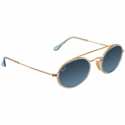 Ray Ban RB3847N91233M52 Oval Double Bridge Unisex  Sunglasses