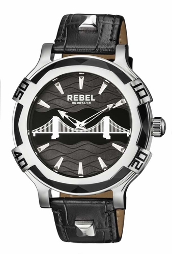 Rebel RB102-4071 Brooklyn Bridge Mens Quartz Watch