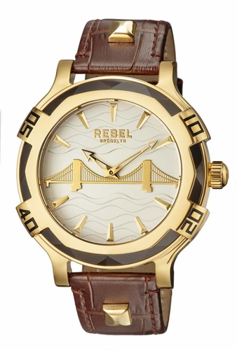 Rebel RB102-9011 Brooklyn Bridge Mens Quartz Watch