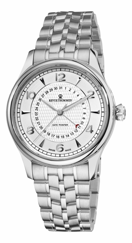 Revue Thommen 10012-2132 Date Pointer Mens Automatic Watch