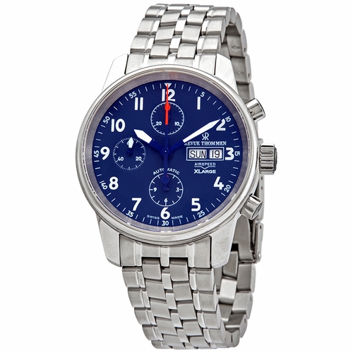 Revue Thommen 16051-6135 Airspeed Mens Chronograph Automatic Watch