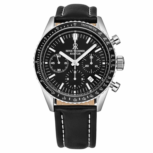 Revue Thommen 17000.6537 Aviator Mens Chronograph Automatic Watch