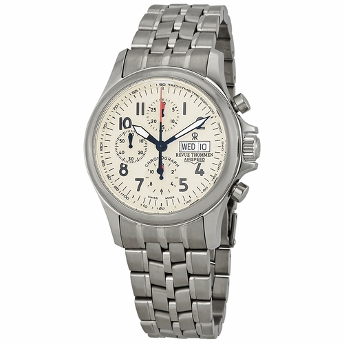 Revue Thommen 17081.6138 Airspeed Pilot Mens Chronograph Automatic Watch