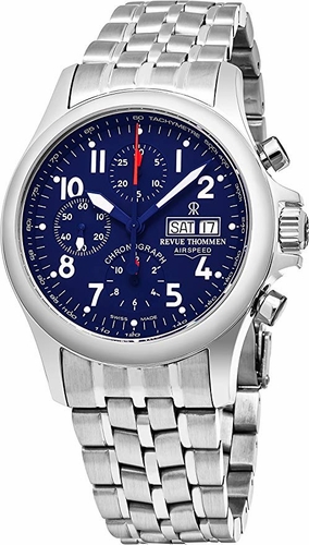 Revue Thommen 17081.6139 Airspeed Mens Chronograph Automatic Watch