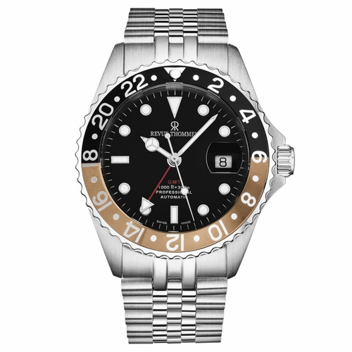 Revue Thommen 17572.2232 Diver GMT Mens Automatic Watch