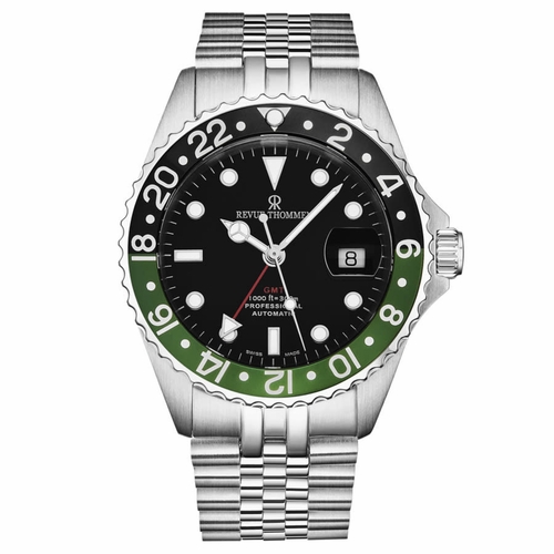 Revue Thommen 17572.2238 Diver GMT Mens Automatic Watch