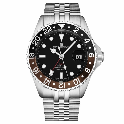 Revue Thommen 17572.2239 Diver GMT Mens Automatic Watch