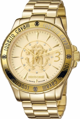 Roberto Cavalli RV1L001M0026 Crystals Ladies Quartz Watch