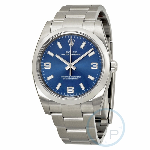 Rolex 114200BLASO Oyster Perpetual 34 Mens Automatic Watch