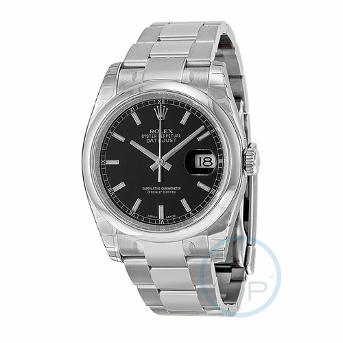 Rolex 116200-BKSO Datejust 36 Mens Automatic Watch
