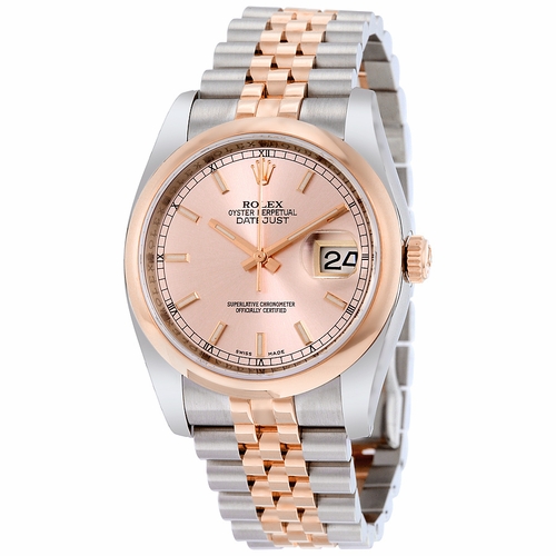 Rolex 116201PKSJ Datejust 36 Ladies Automatic Watch