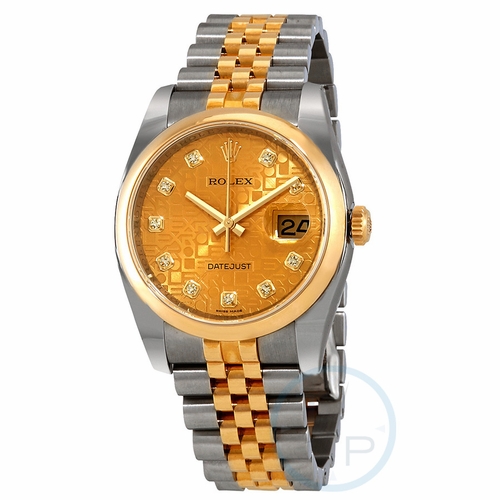 Rolex 116203CJDJ Datejust 36 Mens Automatic Watch