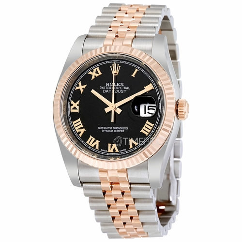 Rolex 116231BKRJ Oyster Perpetual Datejust 36 Mens Automatic Watch