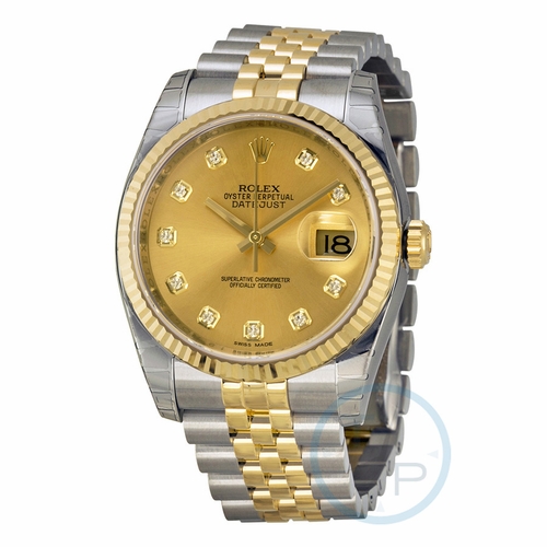 Rolex 116233-CDJ Oyster Perpetual Datejust 36 Mens Automatic Watch