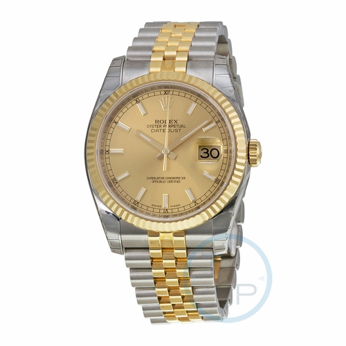 Rolex 116233-CSJ Oyster Perpetual Datejust 36 Mens Automatic Watch