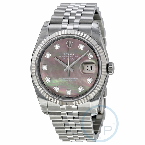 Rolex 116234BKMDJ Oyster Perpetual Datejust 36 Mens Automatic Watch