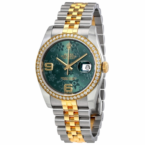 Rolex 116243GRFAJ Oyster Perpetual Datejust 36 Ladies Automatic Watch