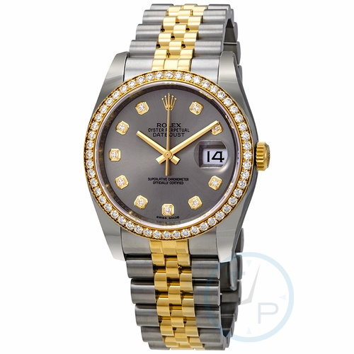 Rolex 116243GYDJ DateJust 36 Ladies Automatic Watch